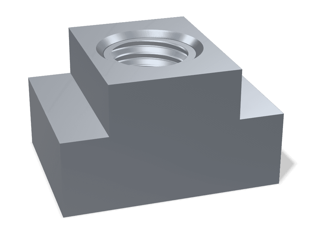 T-Slot Nut DIN 508 – Steel 6 (nut), Plain