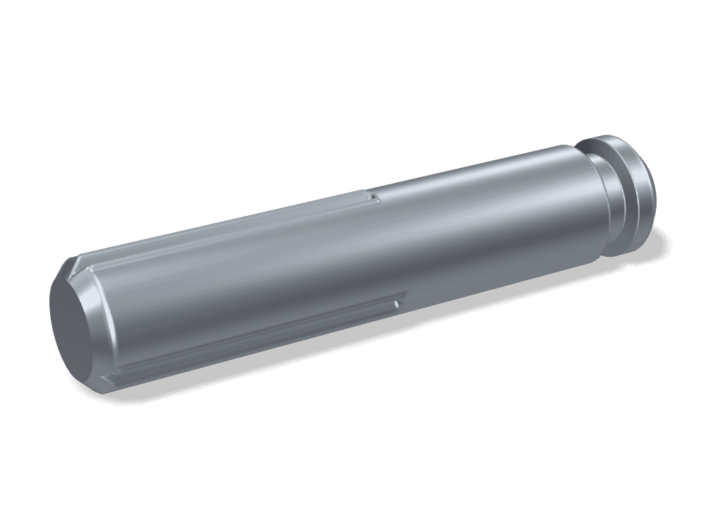 دبوس مخدد نصف الطول برقبة DIN 1469 – Steel، Plain