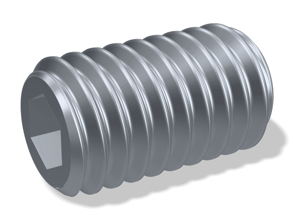 Socket Set Screw Cup Point ASTM F912 – Alloy steel (ASTM A574), Plain