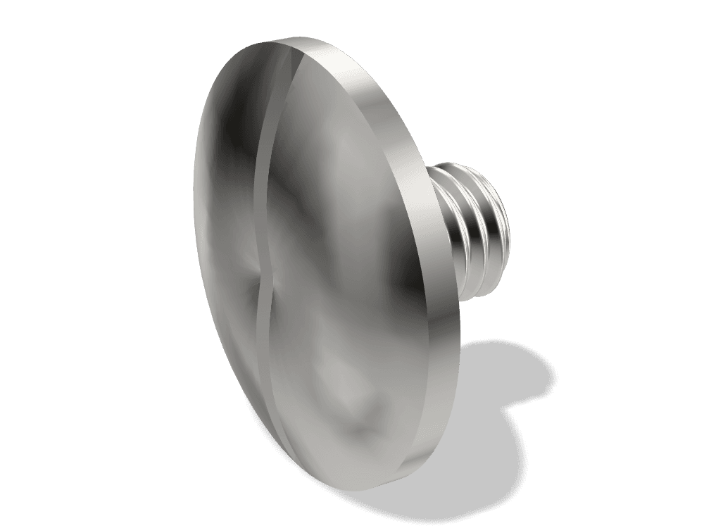 برغي رأس مسطح عريض بشق DIN 921 – Stainless steel A1، Plain