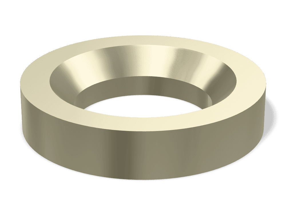 Conical Seat Washer DIN 6319D – Steel, Cadmium plated