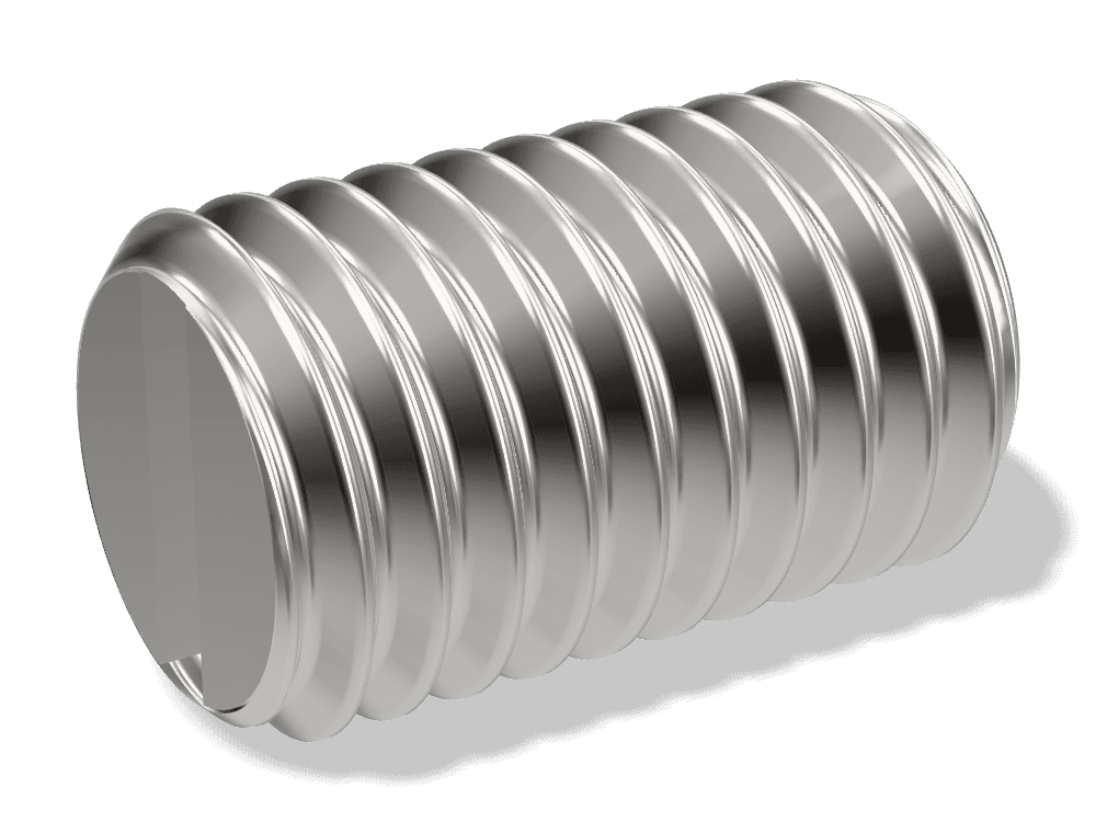 برغي دودة بشق – طرف كأسي DIN 438 – Stainless steel A4، Plain